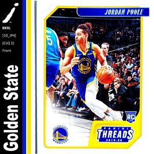 Golden State Warriors (Jordan Poole) - BKBL [10_JP4] - Rookie Card (RC)